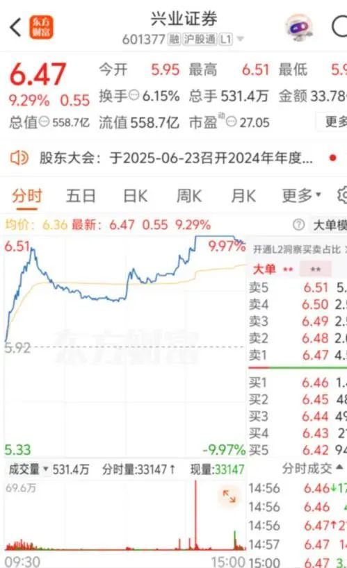 华福证券董事长苏军良将转任兴业证(🎠)券党委书记